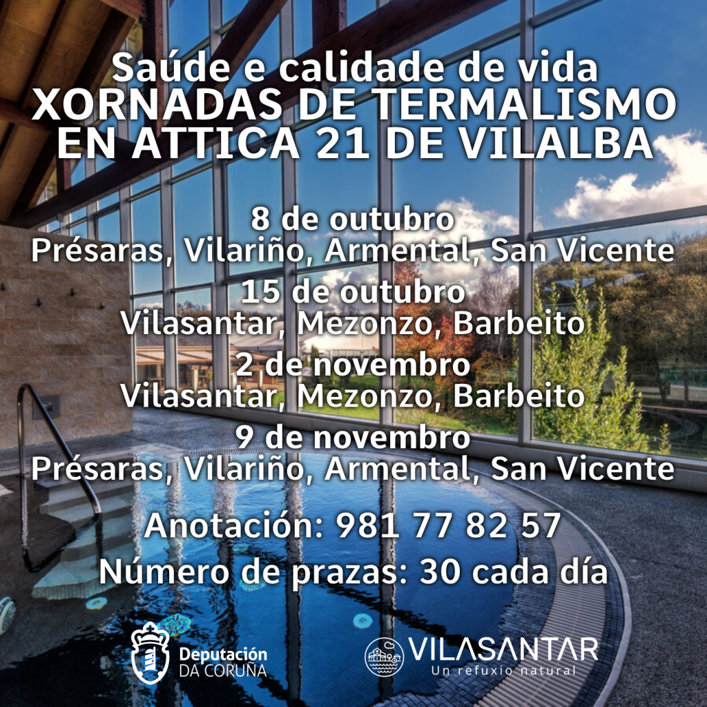 XORNADAS DE TERMALISMO EN ATTICA 21 DE VILALBA